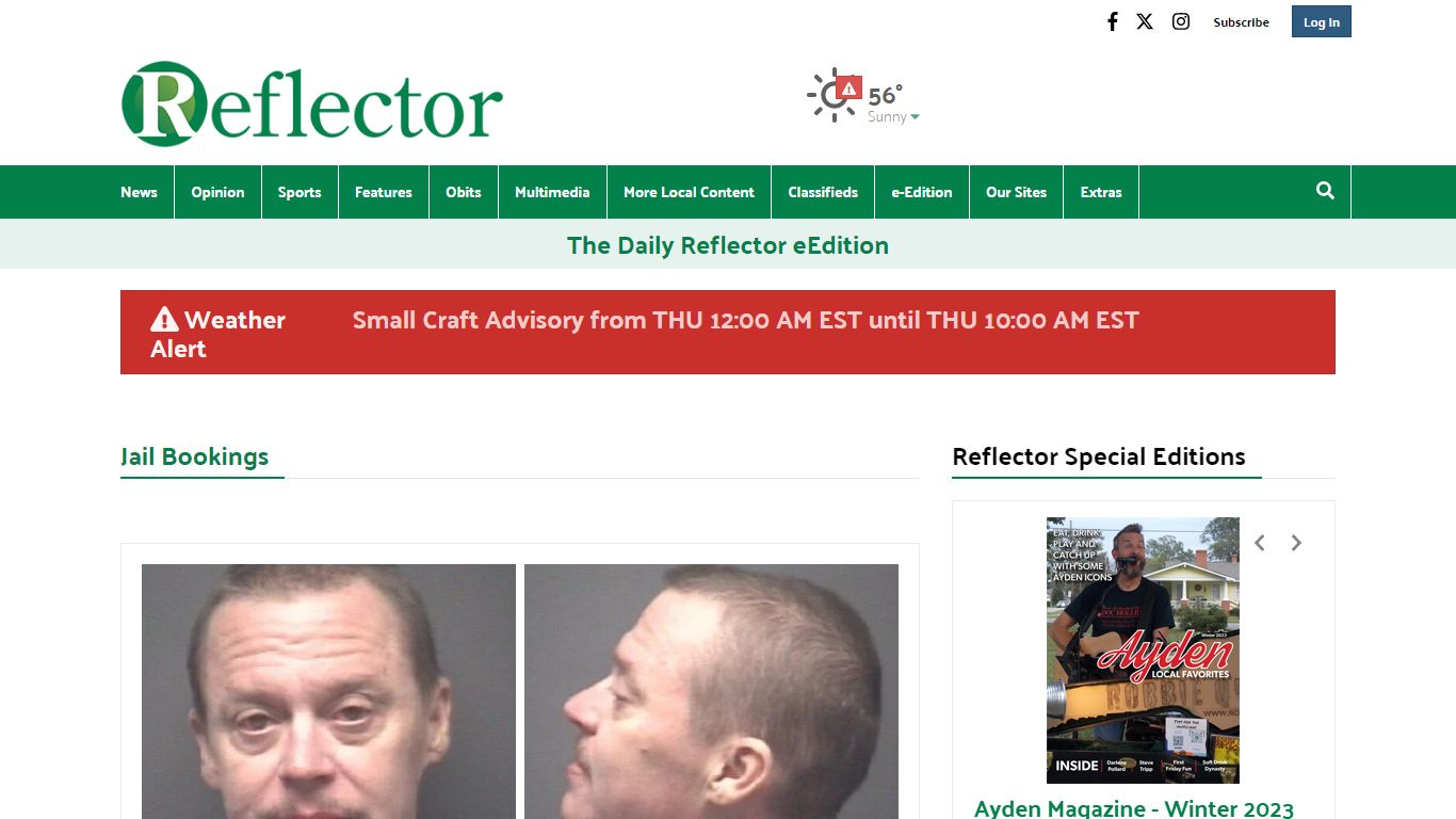 Jail Bookings | reflector.com